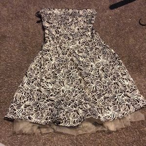 Vintage brown floral dress